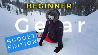 Beginner Snowboard Gear ON A BUDGET! | Rent or Buy? What to buy first? Inexpensive snowboard gear!