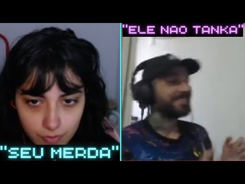 CLIMA FICOU MUITO TENSO ENTRE A YULLA E MUCALOL, BRTT FICOU MALUCO COM O SEU SUPORTE - LOL Clips #37