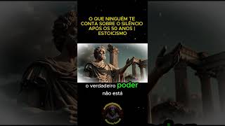 O QUE NINGUÉM TE CONTA SOBRE O SILÊNCIO APÓS OS 50 #estoicismo #sabedoriaestoica #filosofiaestoica