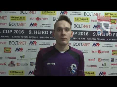 9. HFC 2016 - Wywiad z Marcinem Mordzińskim (Tomadex Lublin) po meczu z Bongo Opole