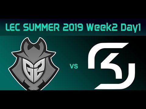 G2 Esports vs SK Gaming | LEC Summer 2019 W2D1 | FULL GAME