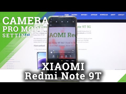 How to Use Camera Pro Mode in Xiaomi Redmi Note 9T - Access Professional Camera Features