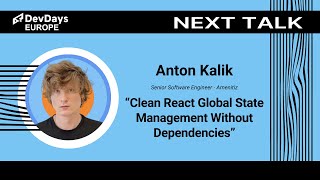 Anton Kalik: Clean React Global State Management Without Dependencies