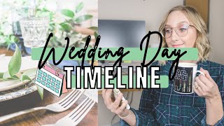 HOW TO CREATE A WEDDING TIMELINE FOR PHOTOGRAPHERS | How to create a simple wedding day timeline