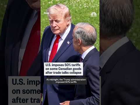 U.S. imposes 50% tariffs on some Canadian goods
