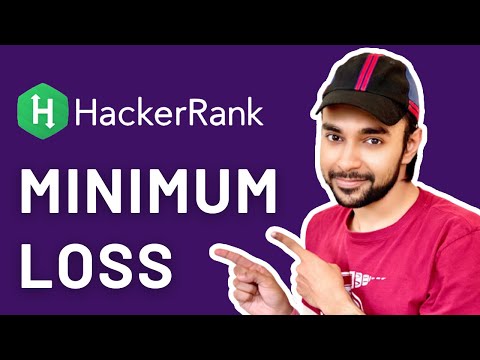 HackerRank - Minimum Loss | Full solution with visuals and examples | Study Algorithms