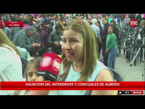 ASUNCIÓN DE BRUNO ROMANO, GABINETE Y CONCEJALES DE ALBERDI TUCUMÁN