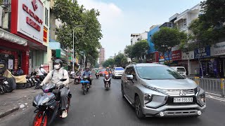 Walking Ho Chi Minh City (Saigon) Vietnam | Morning from District 10 to District 1