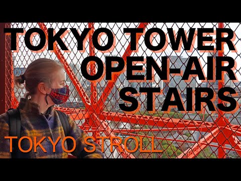 TOKYO STROLL: Tokyo Tower's open-air stairs!