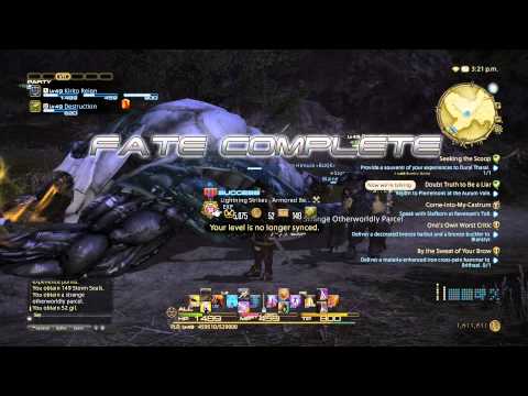 Lightning Strikes : Armored Beast! FFXIV: A Realm Reborn Gameplay Walkthrough Part 138(PS4)