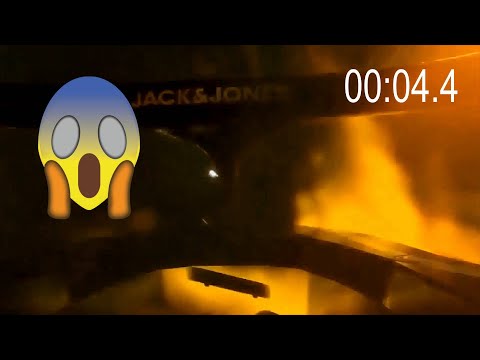 ONBOARD (What Grosjean saw) horrific crash F1| Real time reconstruction