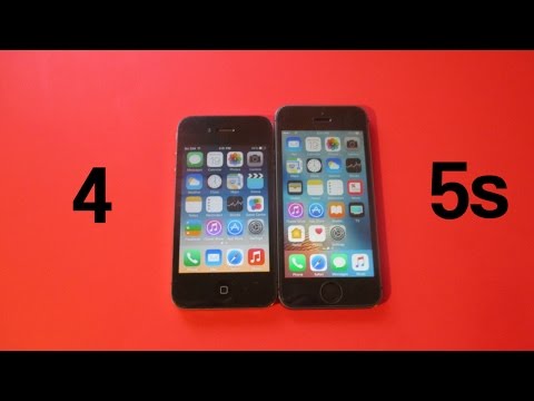 iPhone 4 vs iPhone 5s