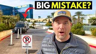 Hotel Parking Lot Stealth Camping In VEGAS (RV Life)