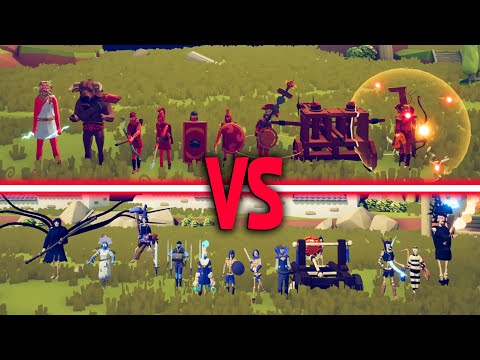 SPOOKY TEAM (FULL) vs ANCIENT TEAM (FULL) - Totally Accurate Battle Simulator | TABS