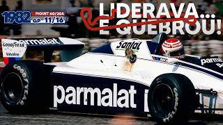 Por muito pouco o reabastecimento de PIQUET não estreou - GP da França 1982
