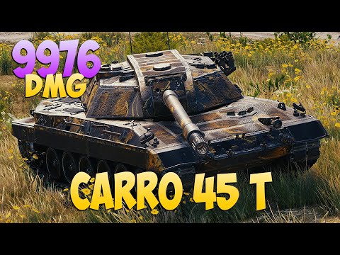 Carro 45 t - 4 Frags 9.9K Damage - When not enough! - World Of Tanks