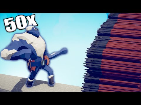 50x ICE GIANT vs EVERY GOD - TABS | Totally Accurate Battle Simulator 2023
