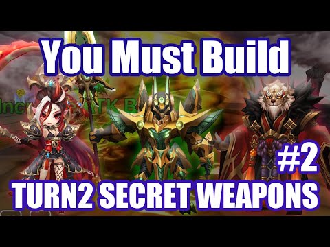 Introduction of Turn2 Secret Weapons #2, You must build these monsters😁😁😁【Summoners War RTA】