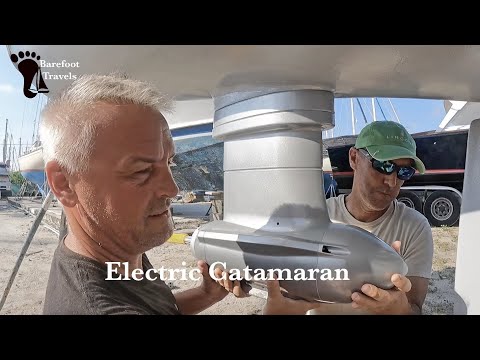 Catamaran Full ELECTRIC CONVERSION - Batteries and Engine Install - Part 2 (S4 E45)