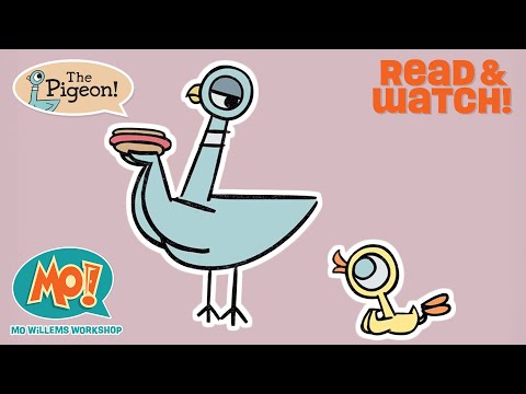 Die Taube findet einen Hotdog! 🌭 | Animierte Geschichte | Mo Willems Workshop