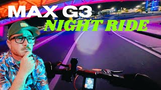 Conquer the NIGHT with the Ninebot Max G3! Night ride in Arizona