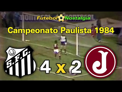 Santos 4 x 2 Juventus - 22-08-1984 ( Campeonato Paulista )
