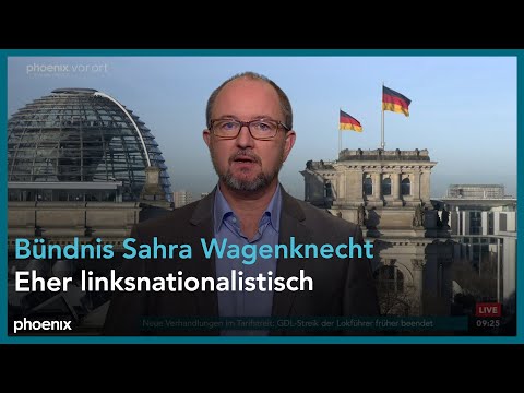 phoenix nachgefragt mit Daniel Bax zur Partei "Bündnis Sahra Wagenknecht" am 29.01.24