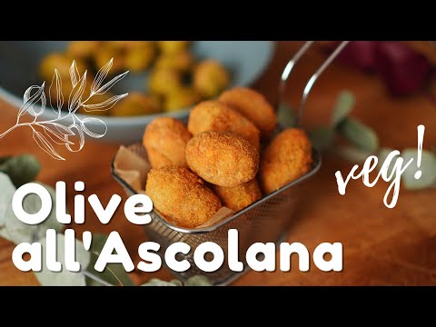 OLIVE ALL' ASCOLANA | SENZA CARNE | Ricetta SUPER GUSTOSA