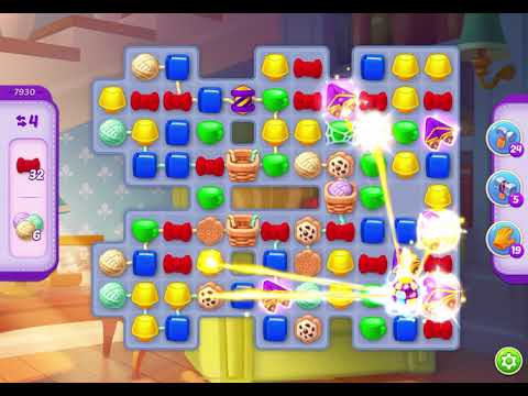 HomeScapes Level 7930 no boosters (16 moves)