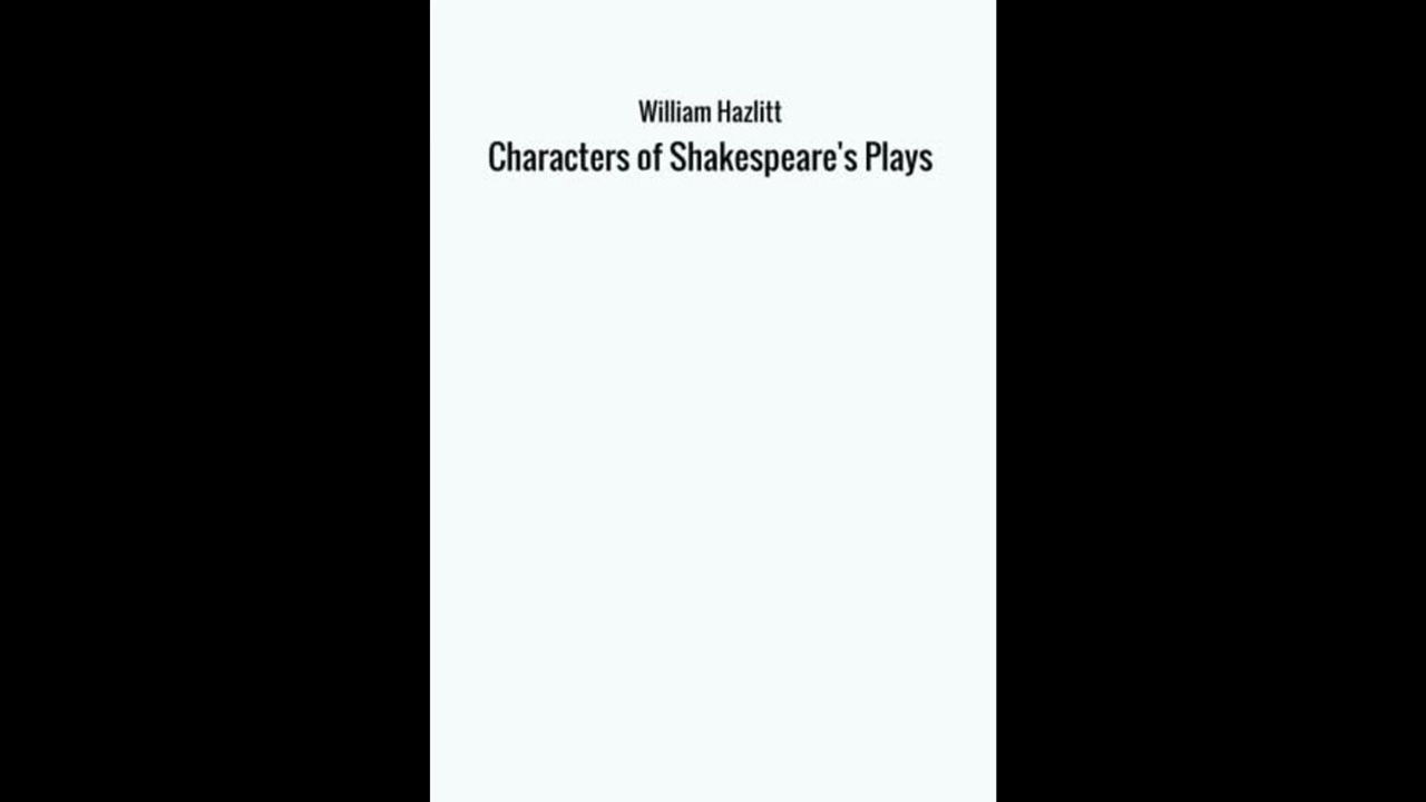 Characters of Shakespeare's Plays