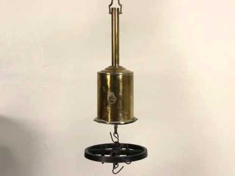 Salter Signed English Antique Fireplace Spit Jack or Turnspit for Roasting Meat J-21474