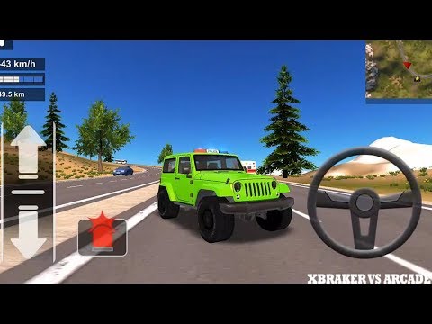 Police Car Offroad | Police Chase Simulator: Green Police Jeep 4x4 - Android GamePlay FHD