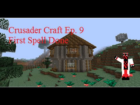 The SuperSlayer - Minecraft Crusader Craft Building a Kingdom: First Spell Done