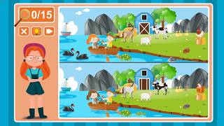 Viki Spotter: The Farm, Level 10 Walkthrough, 1080p/60FPS.