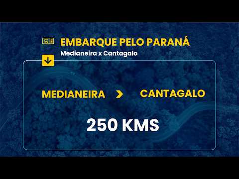 Embarque Pelo Paraná: de Medianeira à Cantagalo