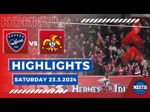 Hermes - Jokerit la 23.3.2024 | 6. Puolivälieräottelun maalikooste