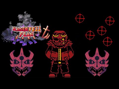 Underfell: Plan Sans phase1-2 in one run(half damage)