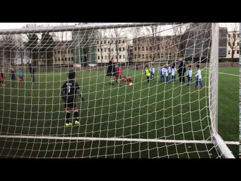 SDW JO9-2 - Nieuw West United SV JO9-3 (28-01-2017)