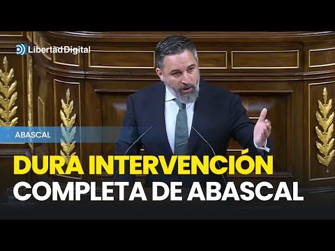 Dura intervención completa de Abascal contra la amnistía y su votación en el Congreso