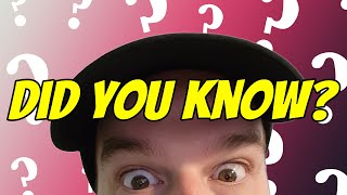 Members Only - Did You Know? Part 3
