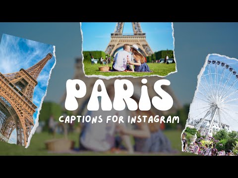 Paris Captions for Instagram | Captions for Paris Trip | Eiffel Tower Moment Captions with Hashtags