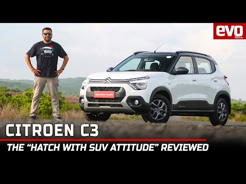 2022 Citroen C3 Road Test Review | Hatch or compact SUV | evo India