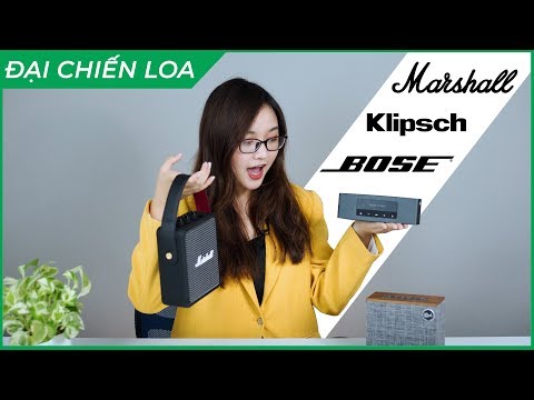 [Đại Chiến Loa] Marshall Stockwell 2 vs Bose Soundlink Mini 2 vs Klipsch Heritage Groove