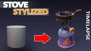Stylized Camping Stove video thumbnail