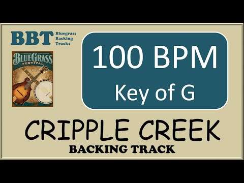 Cripple Creek G - 100 bluegrass backing track