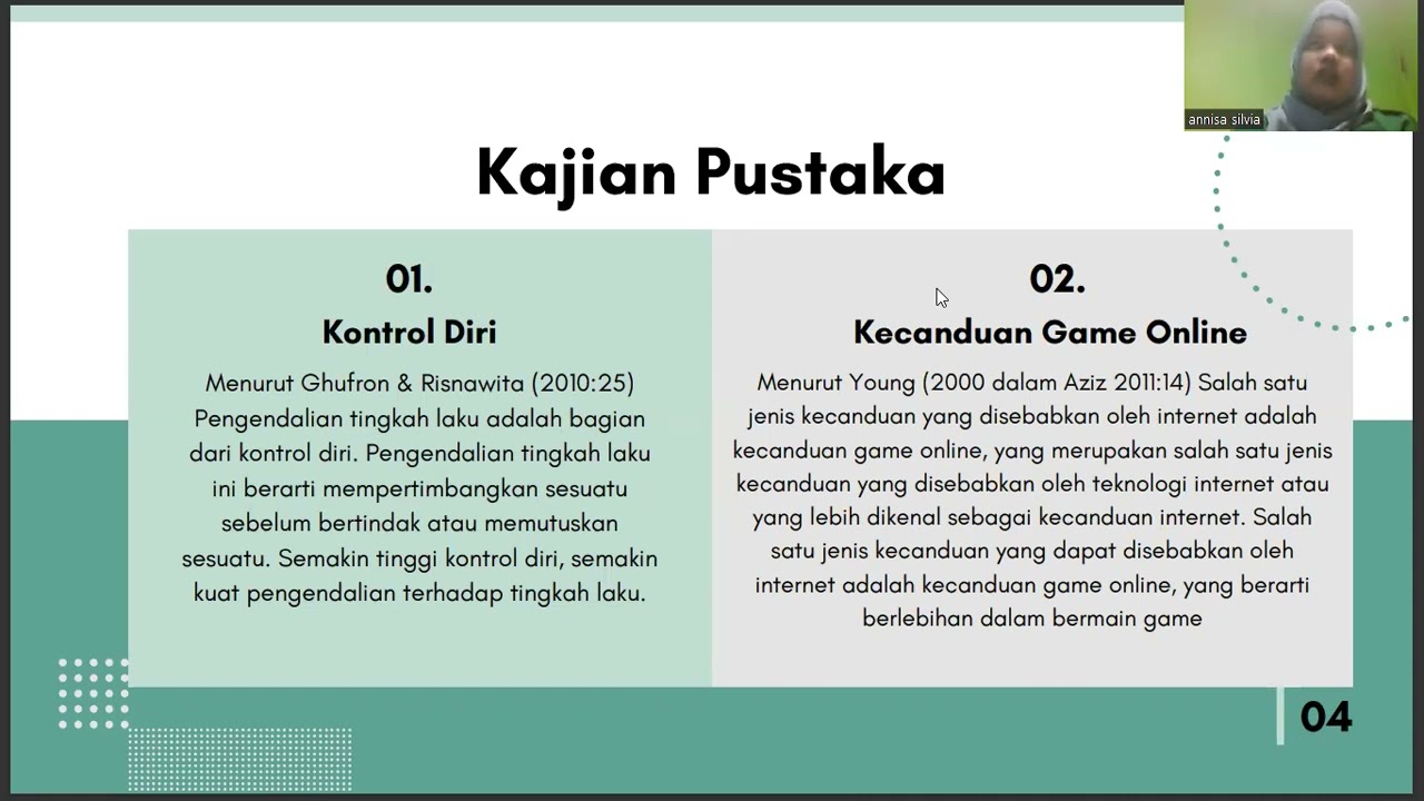 Presentasi Konferensi 2024-Hubungan Antara Kontrol Diri Dengan Kecanduan Remaja Terhadap Game Online