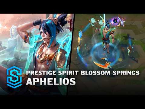 Prestige Spirit Blossom Springs Aphelios Skin Spotlight - Pre-Release - PBE Preview