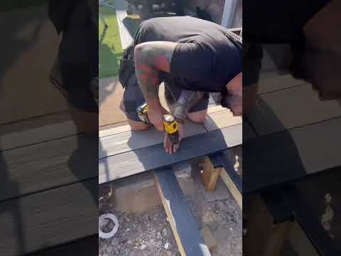 How To Install Led Lights Into Decking #diy #howto #shorts