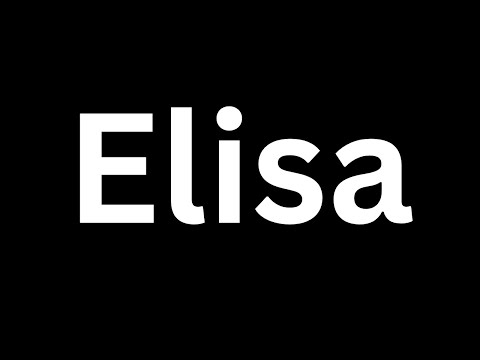 How to Pronounce "Elisa in English language? [How to say Elisa...?