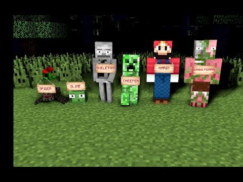 Monster School BALDI'S BASICS VS Mario,zombie pigman horror Game Challenge Minecraft Animation